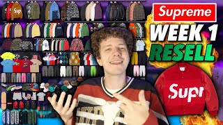 Supremes BIGGEST DROP Week 1 Best Resell [upl. by Atinaej]