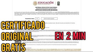 Como Descargar Certificado original Legalizado Secundaria Bachillerato Prescolar Primaria Gratis [upl. by Osrick]