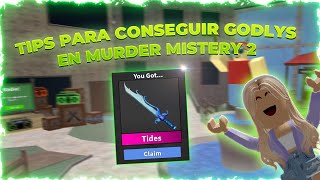 COMO CONSEGUIR GODLYS EN MURDER MISTERY 2 🔪😱 [upl. by Tsugua]