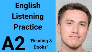 A2 English Listening Practice  Reading and Books [upl. by Anelat]