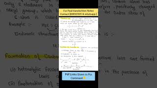 Carbonium Ions  Carbocation  Stability and Formation  chemistry [upl. by Hermine]