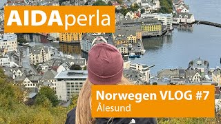 AIDAperla Norwegens Fjorde Vlog 7  Alesund [upl. by Wadsworth]