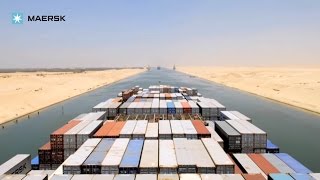 Maersk Line  Timelapse of sailing down the Suez Canal [upl. by Elsworth]