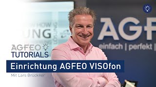 AGFEO TV Tutorial  Einrichtung AGFEO VISOfon [upl. by Yclek216]