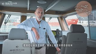 Exclusive Walkthrough  Bering Marine 34 Aluminum Sports Fisher Boat featuring Designer Scott Jutson [upl. by Farhsa194]