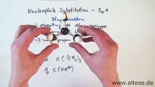 Die Nucleophile Substitution  SN1Mechanismus Reaktionsmechanismen Organik [upl. by Blau]