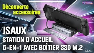 6in1 Docking Station M2 SSD JSAUX encore plus de stockage [upl. by Repooc325]