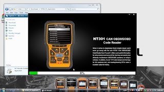 Foxwell Scan Tools  NT301 PC Application Installation [upl. by Tolkan]