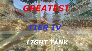 THE BEST TIER 4 LIGHT TANKWORLD OF TANKS BLITZ [upl. by Latoye]