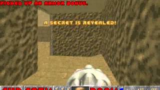 Pistol Start Doom II Map10 Refueling Base  100 [upl. by Airrehs]