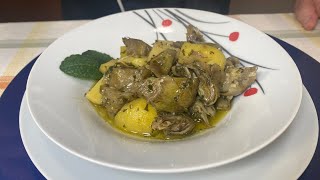 CARCIOFI E PATATE ALLA ROMANA RICETTA ORIGINALE [upl. by Robbie43]