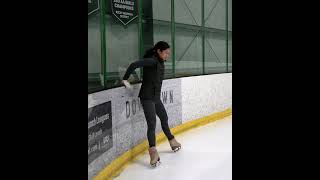 Spread Eagle  Figure Skating Tricks iceskating figureskating figureskater [upl. by Aivad564]