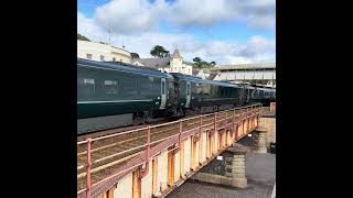 GWR Train 800 312 Departs Dawlish Devon [upl. by Jacenta793]