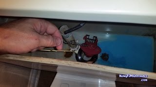 Toilet Flush Valve Seat Leaks Water Past Flapper Even With New Flapper Nice Repair Kit [upl. by Annael380]