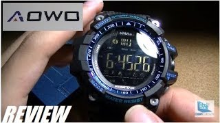 REVIEW AOWO EX16 Pro X5  Sport Smartwatch  2 Year Battery [upl. by Bravin730]