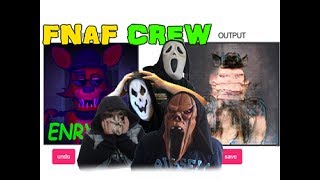 Il sito che trasforma i tuoi disegni in quadri quotARTISTICIquot  VIDEO EPICO CON LA FNAF CREW [upl. by Eineeuq144]