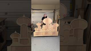 Aladdin palace making woodworking decoration [upl. by Livvi743]