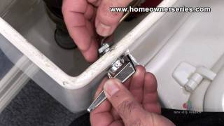 How to Fix a Toilet  Toilet Handle Replacement [upl. by Richia]