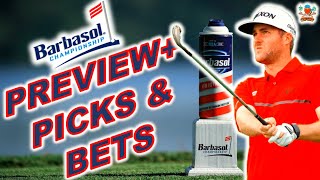 2023 Barbasol Championship  Preview Picks amp Bets  DFS GOLF  Draftkings [upl. by Kotick]