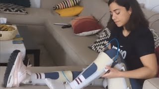 How to wear leg braces KAFOs alone as a paraplegic [upl. by Nahtanod]