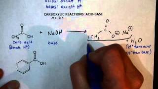 Carboxylic Acid Reactions AcidBase [upl. by Colman]