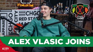 Chicago Blackhawks defenseman Alex Vlasic talks Four Nations role changes  CHGO Blackhawks Podcast [upl. by Grindlay]