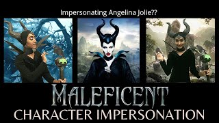 MALEFICENT CHARACTER IMPERSONATION Curse Scene  TANUUSHRE [upl. by Nyledam]