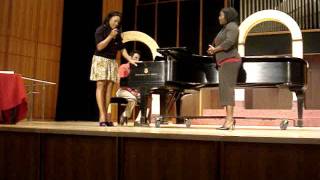 Denyce Graves Masterclass with Shala Whitehaed singing quotGive Me Jesusquot Arr Moses Hogan Part 1 [upl. by Sulecram]