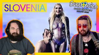 CANADIANS REACT TO Eurovision 2024  Slovenia 🇸🇮 [upl. by Gibbeon]