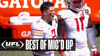 Best Micd Up Moments of Week 1  UFL [upl. by Yecram825]