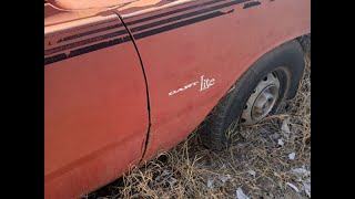 1976 Dodge Dart Lite Slant Six 225 Back Yard Rescue [upl. by Audry]