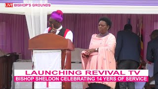 ANKOLE DIOCESE LAUNCHES REVIVAL TV 2024 Bishop Shedon celebrates 14 years of Service [upl. by Ophelia135]