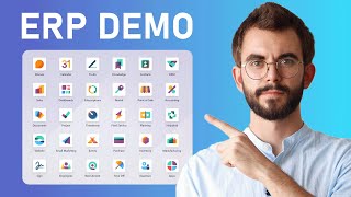ERP Software Demo  Enterprise Resource Planning Explainer Video [upl. by Fulbert]