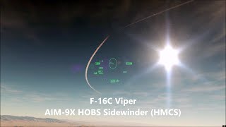 F16C AIM9X HOBS Sidewinder HMCS Guide  DCS World [upl. by Urian]