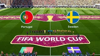 Portugal vs Sweden  Full Match All Goals 2024  Ronaldo vs Sweden  eFootball PES Gameplay [upl. by Kathlene981]