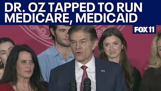 Dr Oz tapped by Trump to run Medicare Medicaid [upl. by Morry788]