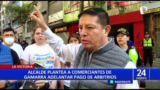 La Victoria nuevo alcalde asegura que la cantidad de ambulantes en Gamarra se reducirá [upl. by Klatt]