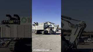 Liebherr R9800 Assembly in Australia shorts liebherr excavator mining [upl. by Mathian]