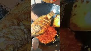 Thai chilli whole fish 🐟 food cookingshow recipe cheflife cooking fish foodie seafood [upl. by Lasonde]