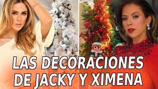 🎄😍Jacky Bracamontes y Ximena Duque COMPARTEN sus apoteósicos ÁRBOLES DE NAVIDAD [upl. by Lagiba391]