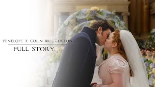 Penelope and Colin Their Story  Bridgerton [upl. by Alyar183]