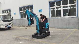 Small Crawler Digger Hydraulic Excavator Mini Excavators [upl. by Emelia]