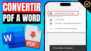 Como CONVERTIR un PDF a WORD  Paso a Paso [upl. by Demah]