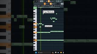 Trap Melody With Halftime in fl studio trapbeat [upl. by Euginom]