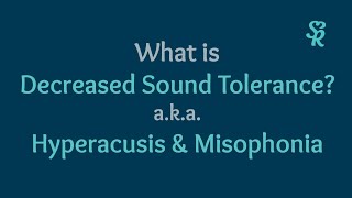 Hyperacusis and Misophonia What is decreased sound tolerance  Sound Relief [upl. by Enialahs]