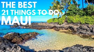 21 Things to Do Around Maui Hawaii  Two residents share their favorite things to do on Maui [upl. by Dorcus822]