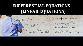 Solutions of Linear Differential Equations [upl. by Kellda483]