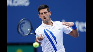 Novak Djokovic vs Pablo Carreno Busta  US Open 2020 Round 4 [upl. by Enirahtac]