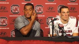 TJ Holloman and Perry Orth after Saturdays 2714 loss to Mississippi State [upl. by Gustin]