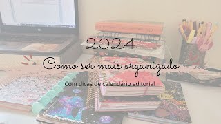 Bullet journal  Organização anual mensal e calendário editorial [upl. by Magda]